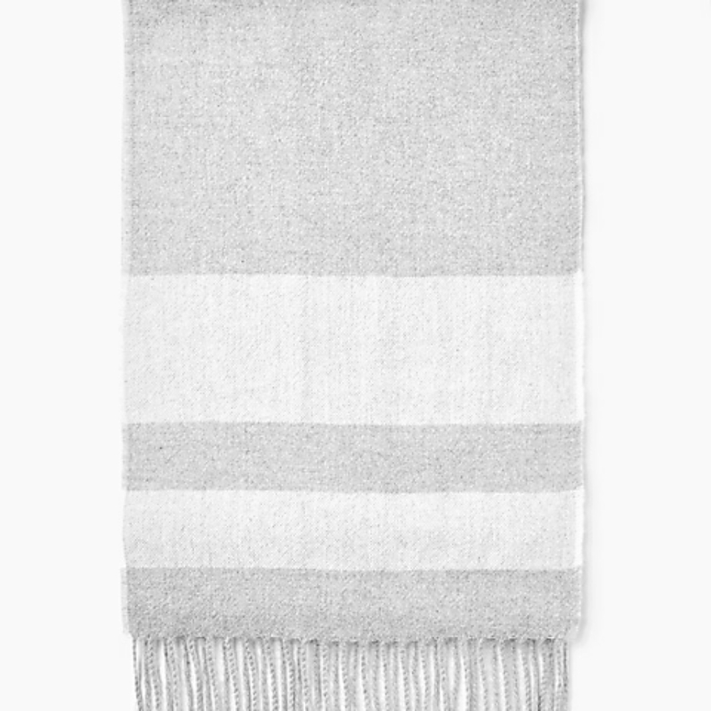 Express Striped Blanket Scarf.